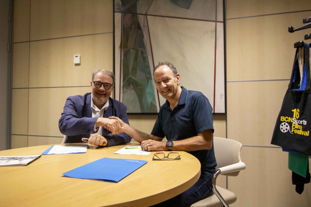 La Fundació Barcelona Olímpica, responsable del BCN Sports Film Festival, y Badalona Comunicació, entidad organizadora de FILMETS Badalona Film Festival, han renovado hoy su acuerdo de colaboración en un acto celebrado en la sede de Barcelona Olímpica.